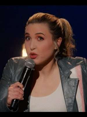 Look At You Taylor Tomlinson Cropped Leather Jacket