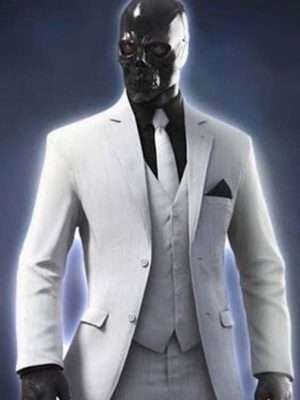 Birds of Prey White Blazer Coat