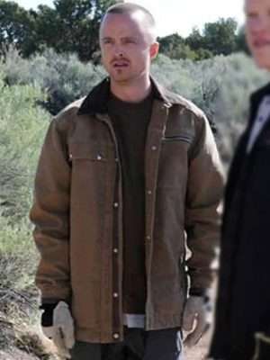 Aaron Paul Breaking Bad Brown Jacket