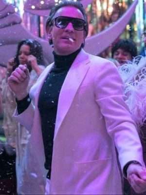 Halston Ewan McGregor White Blazer