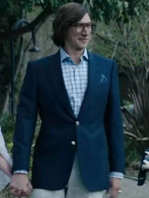 House Of Gucci Maurizio Gucci Blue Blazer