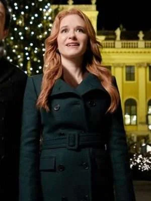 Christmas in Vienna Sarah Drew Green Coat