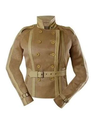 Black Widow Captain America Civil War Brown Jacket