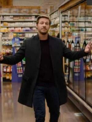 Luke Bracey Holidate 2020 Grey Coat