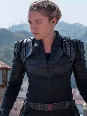 Yelena Belova Black Widow 2021 Leather Jacket