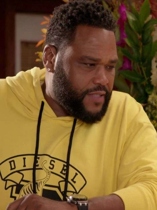 Alternative view of Anthony Anderson Black-ish Yellow Hoodie