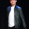 The Eternals Ikaris Black Leather Bomber Jacket