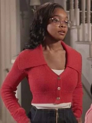 Black-ish Season 08 Diane Johnson Cropped Cardigan