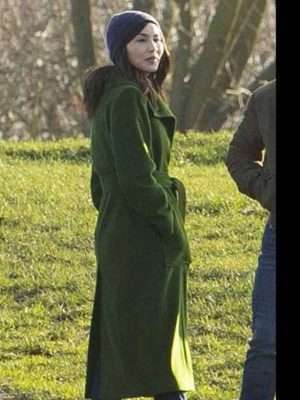 Eternals 2021 Gemma Chan Coat