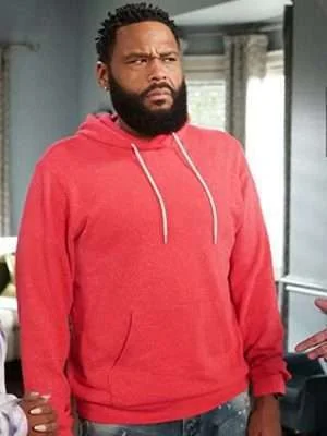Black-ish Season 8 Andre Johnson Red Glitter Hoodie