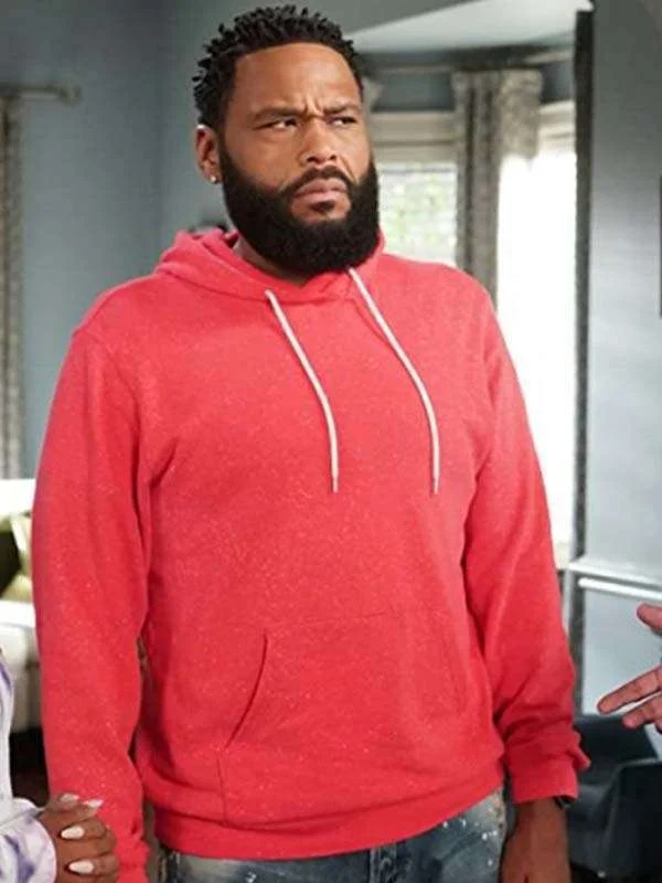 Black-ish Season 8 Andre Johnson Red Glitter Hoodie