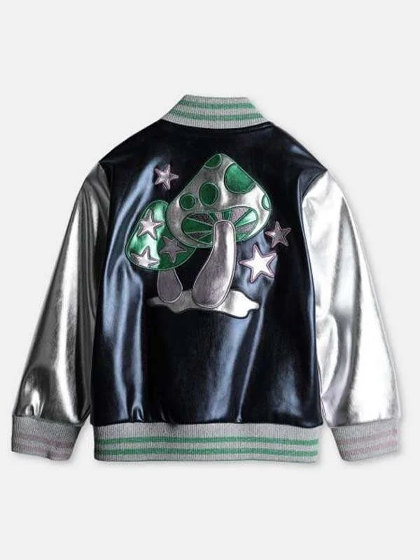 Diane Johnson Black-ish Metallic Bomber Jacket