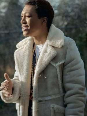 BMF 2021 Meech Shearling Beige Coat