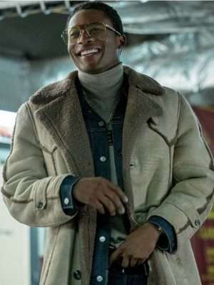 BMF 2021 Da’Vinchi Beige Shearling Coat