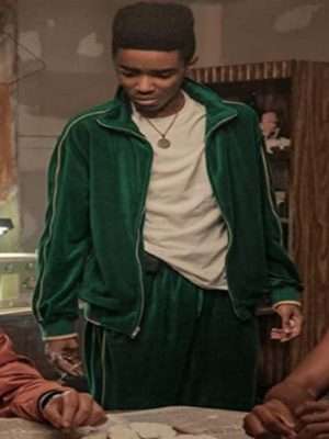 BMF 2021 Myles Truitt Green Velvet Jacket