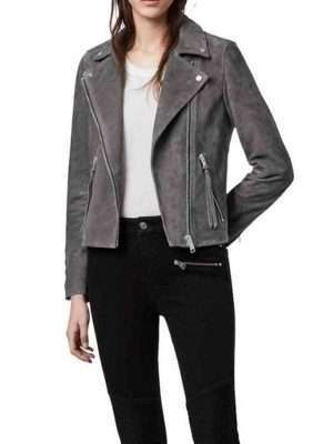 Fate The Winx Saga Bloom Suede Leather Jacket