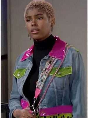 The Bold and the Beautiful Paris Buckingham Denim Jacket