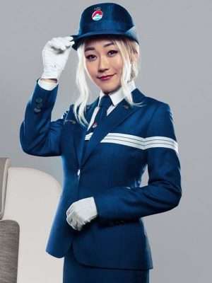 Bullet Train Mrs. Wolf Blue Blazer