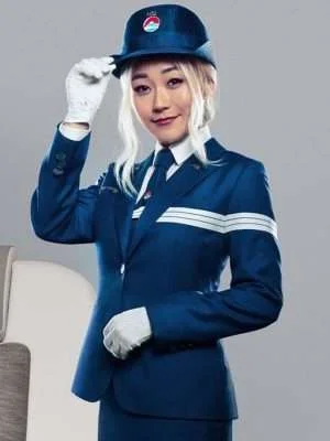 Bullet Train Mrs. Wolf Blue Blazer