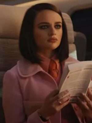 Bullet Train Joey King Pink Coat