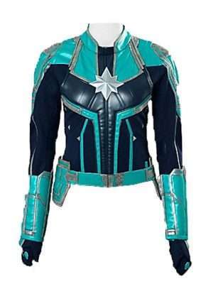 Captain Marvel Brie Larsons Green Jacket
