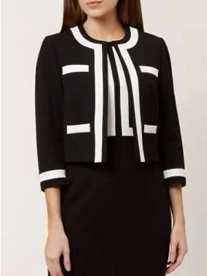 The Good Fight Lucca Quinn Black And White Trim Jacket