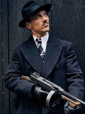 Alternative view of Peaky Blinders Mateo Trench Coat