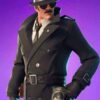 Fortnite Noir Skin Wool Coat