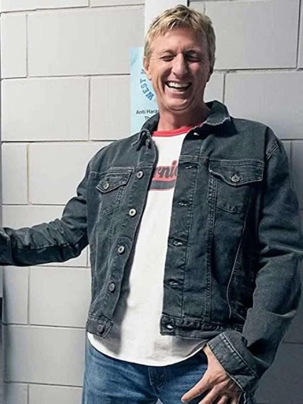 Cobra Kai Johnny Lawrence Black Denim Jacket