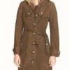 How to Get Away With Murder Laurel Castillo Brown Trench Coat