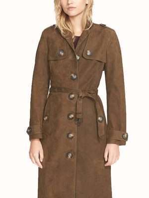 How to Get Away With Murder Laurel Castillo Brown Trench Coat