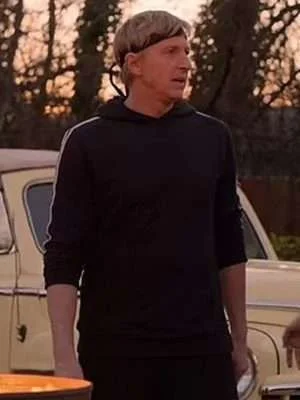 Cobra Kai S04 Johnny Lawrence Black Hoodie