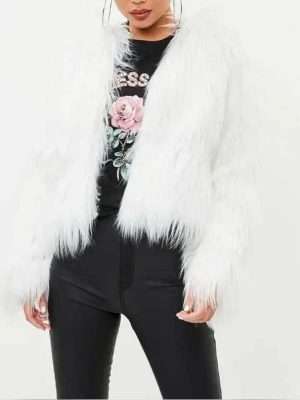 I Hate Suzie Billie Piper White Fur Jacket