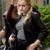 Inventing Anna 2022 Julia Garner Leather Jacket