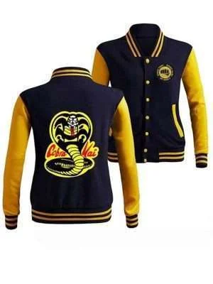 Cobra Kai Karate Kid Varsity Yellow Jacket