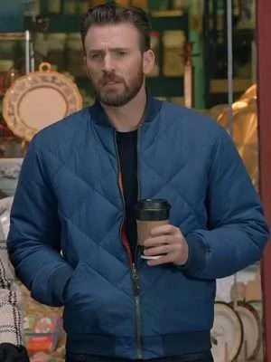 Chris Evans Super Bowl Bomber Jacket