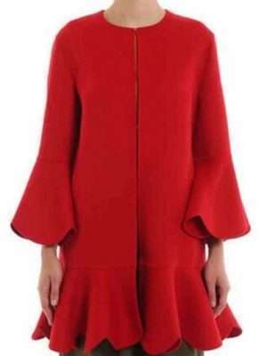 Alternative view of Filthy Rich Kim Cattrall Red Coat