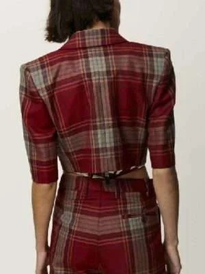 Alternative view of Emily In Paris Emily Cooper Red Cropped Jacket