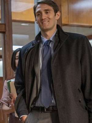 The Thing About Pam (2022) Nate Swanson Black Coat