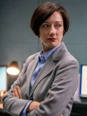 Alternative view of The Thing About Pam (2022) Leah Askey Grey Blazer
