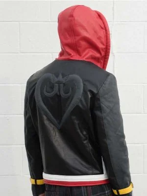 Men's Sora Kingdom Hearts Biker Leather Jacket