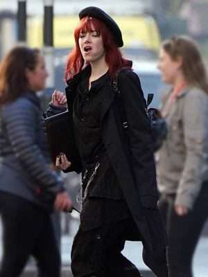 Cruella 2021 Emma Stone Black Coat