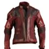 Avengers Infinity War Star Lord Maroon Jacket