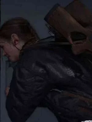 Alternative view of The Last Of Us Part II Abby Black Jacket