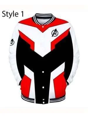 Avengers Endgame Quantum Realm Varsity Jacket