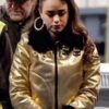 Curfew Faith Palladino Golden Jacket