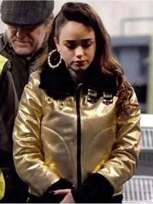 Curfew Faith Palladino Golden Jacket