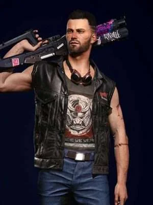 Cyberpunk 2077 V Nomad Black Vest