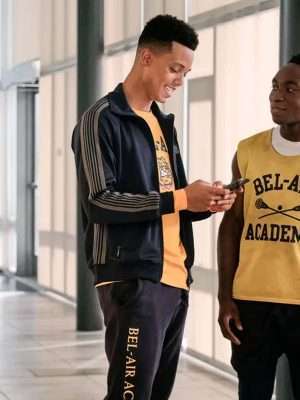 Bel-Air Will Smith Track Black Jacket