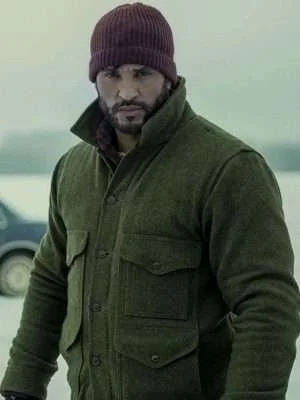 American Gods S03 Shadow Moon Green Jacket